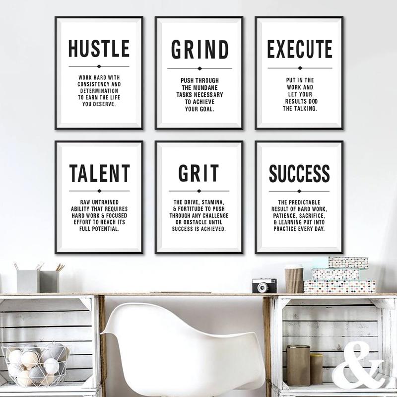 GET A GRIT ON WHITE freeshipping - Wall Agenda