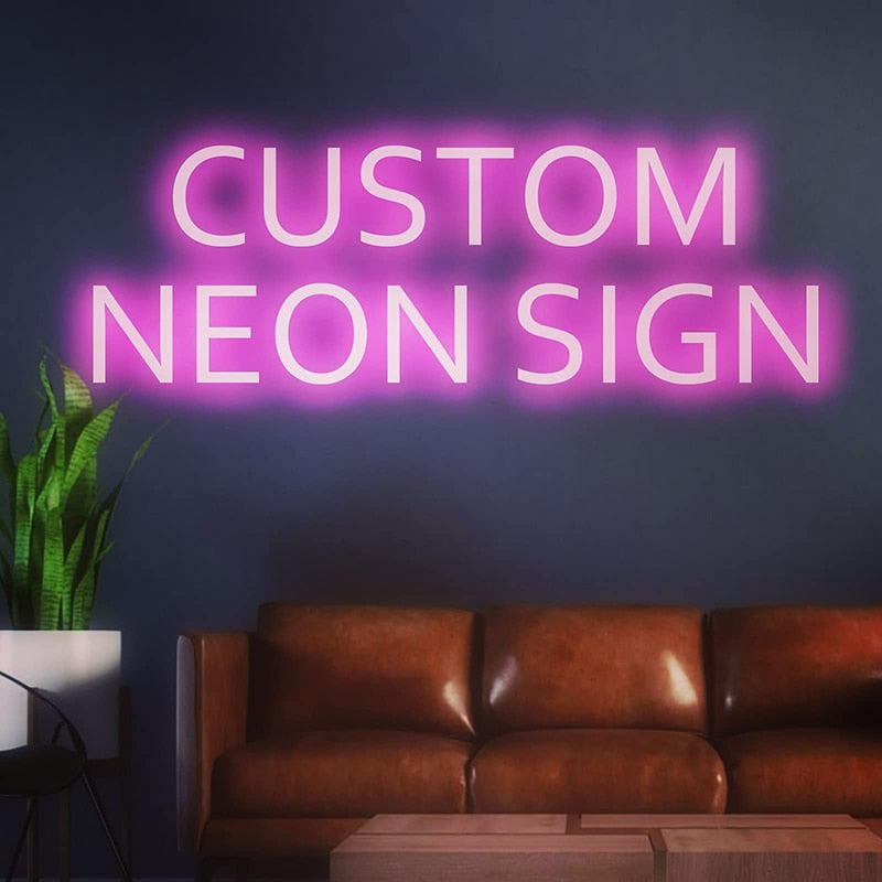 Letter Custom Neon Sign Led Light For Wedding Party Birthday Name Personalized Neon Sign Decor Custom Japanese Led Neon Lights
