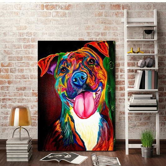 COLORFUL DOG 2 PAINTING