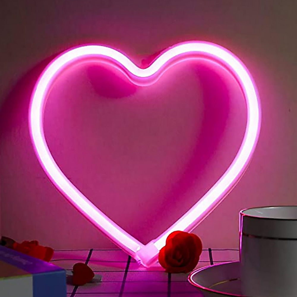 Sexy Lip Neon Sign Battery/USB Dual Powered LED Light Party Home Decoration Table Lamp Wall Decoration Light Christmas Gift New