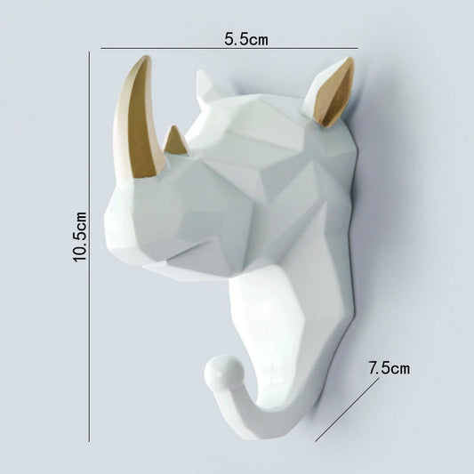 ANIMAL HOOKS (White rhino)