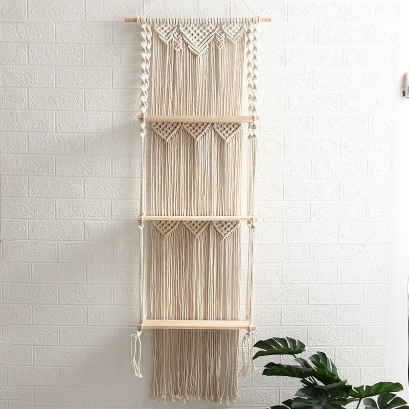 Boho Woven Shelf