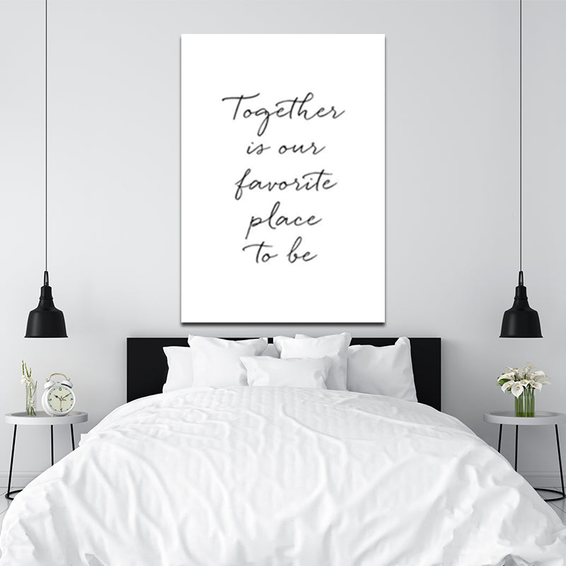 TOGETHER IS OUR FAVE PLACE TO BE freeshipping - Wall Agenda