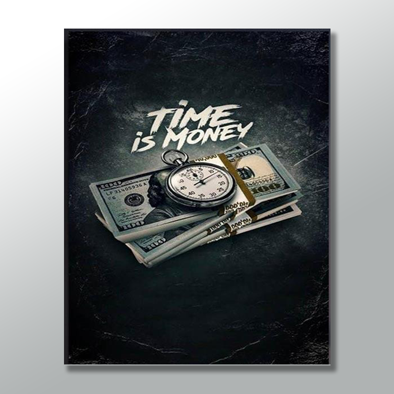 TIME IS MONEY freeshipping - Wall Agenda