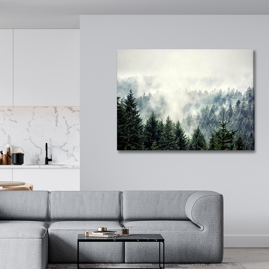 FOREST FOG SCENERY freeshipping - Wall Agenda