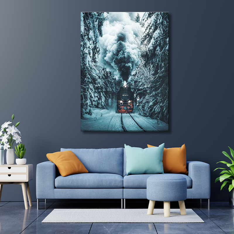 SNOW TRAIN freeshipping - Wall Agenda