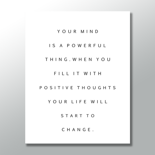 YOUR MIND IS POWERFUL freeshipping - Wall Agenda