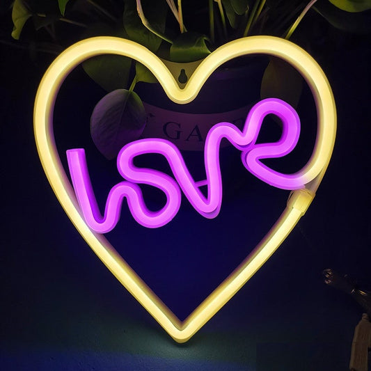 Lucky in love 35cm Neon freeshipping - Wall Agenda