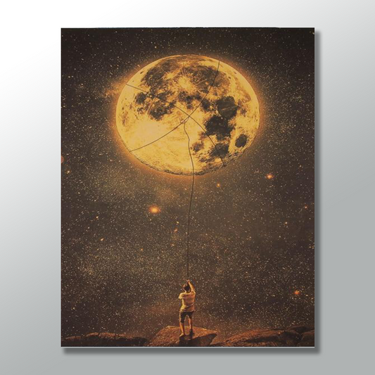 IF YOUR NOT NEAR THE MOON BRING IT TO YOU freeshipping - Wall Agenda